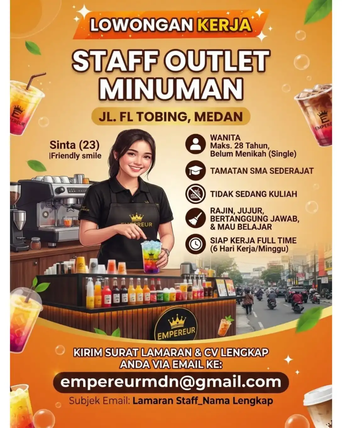 Poster Lowongan kerja