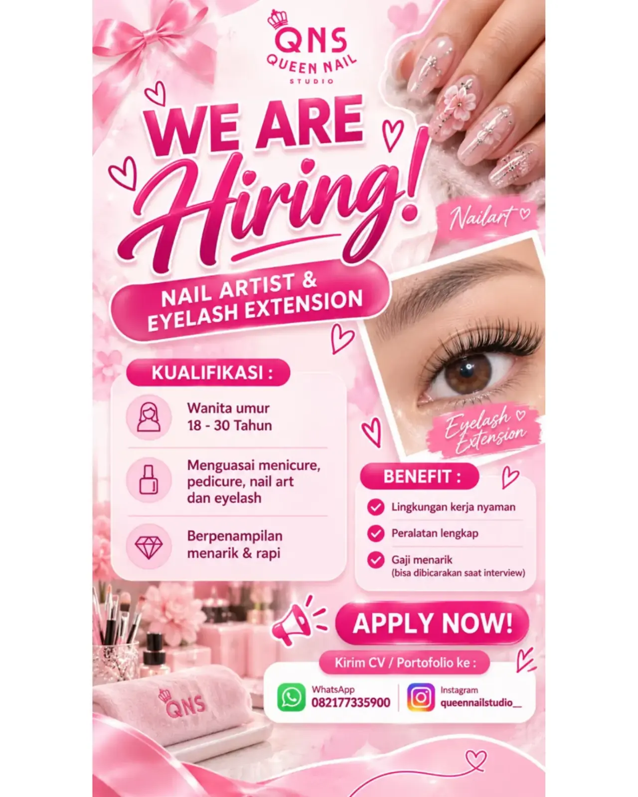 Poster Lowongan kerja