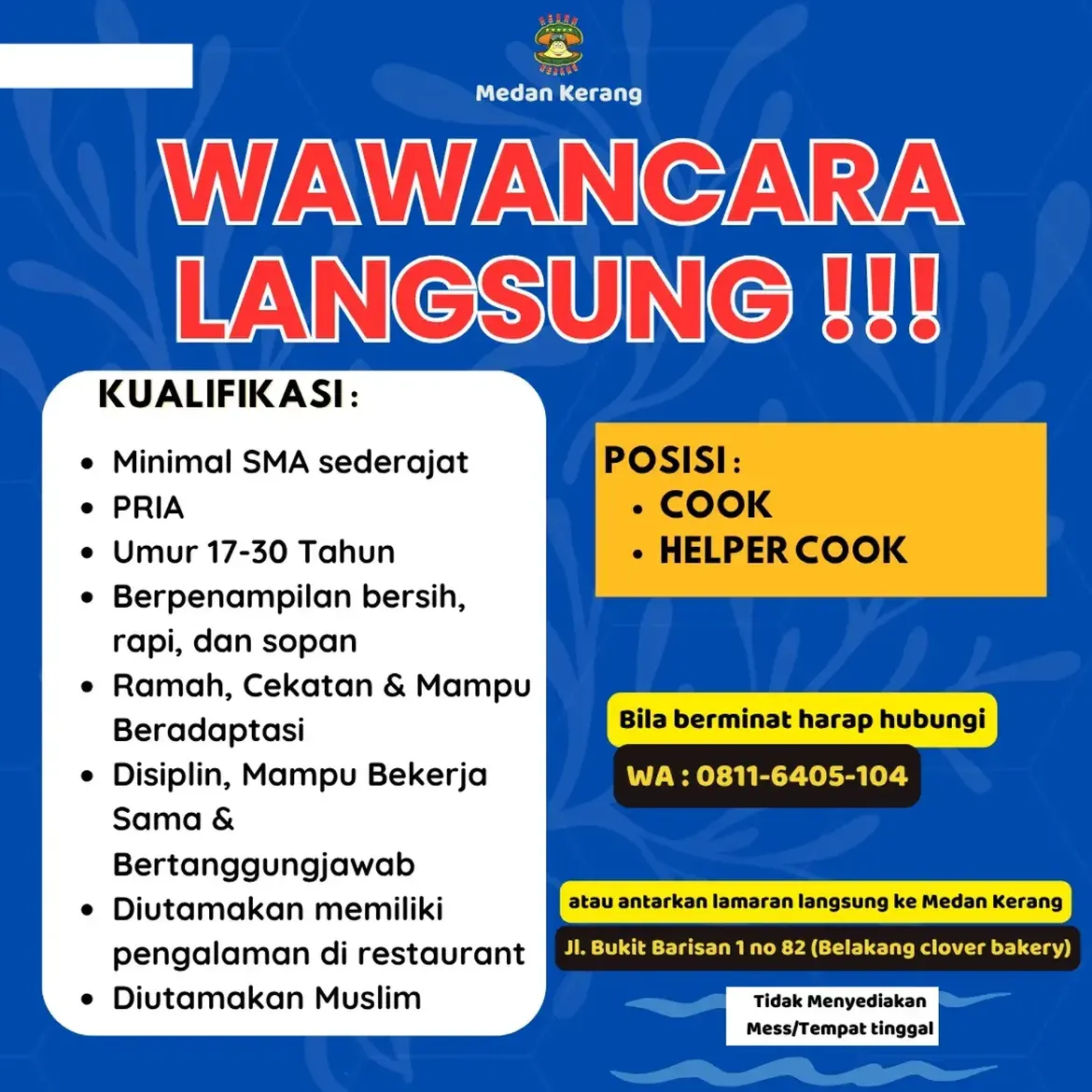 Poster Lowongan kerja