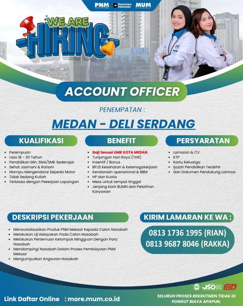 Poster Lowongan kerja