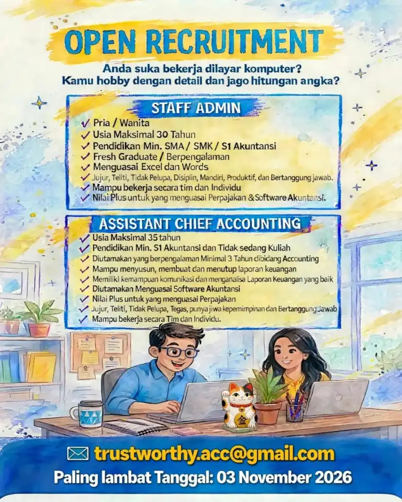 Poster Lowongan kerja