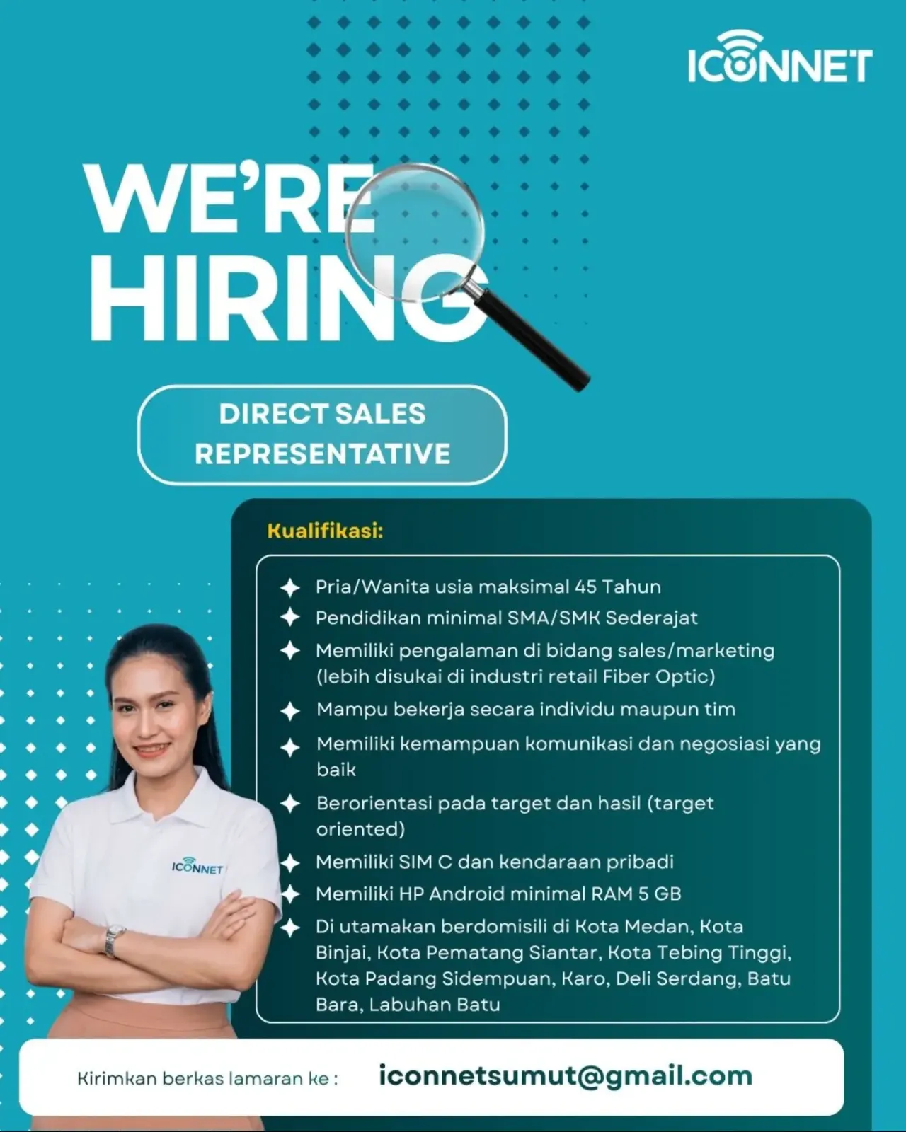 Poster Lowongan kerja