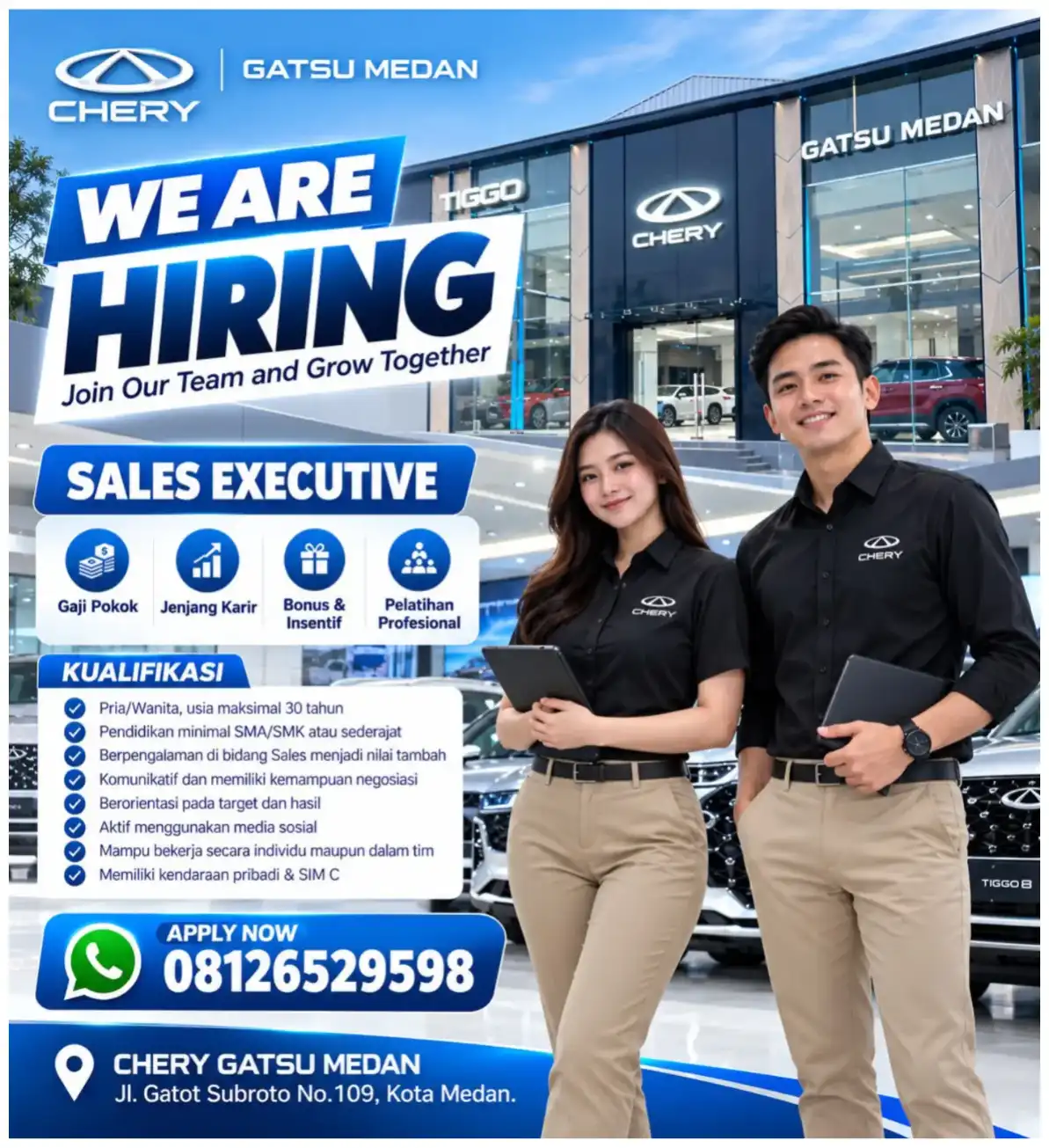 Poster Lowongan kerja